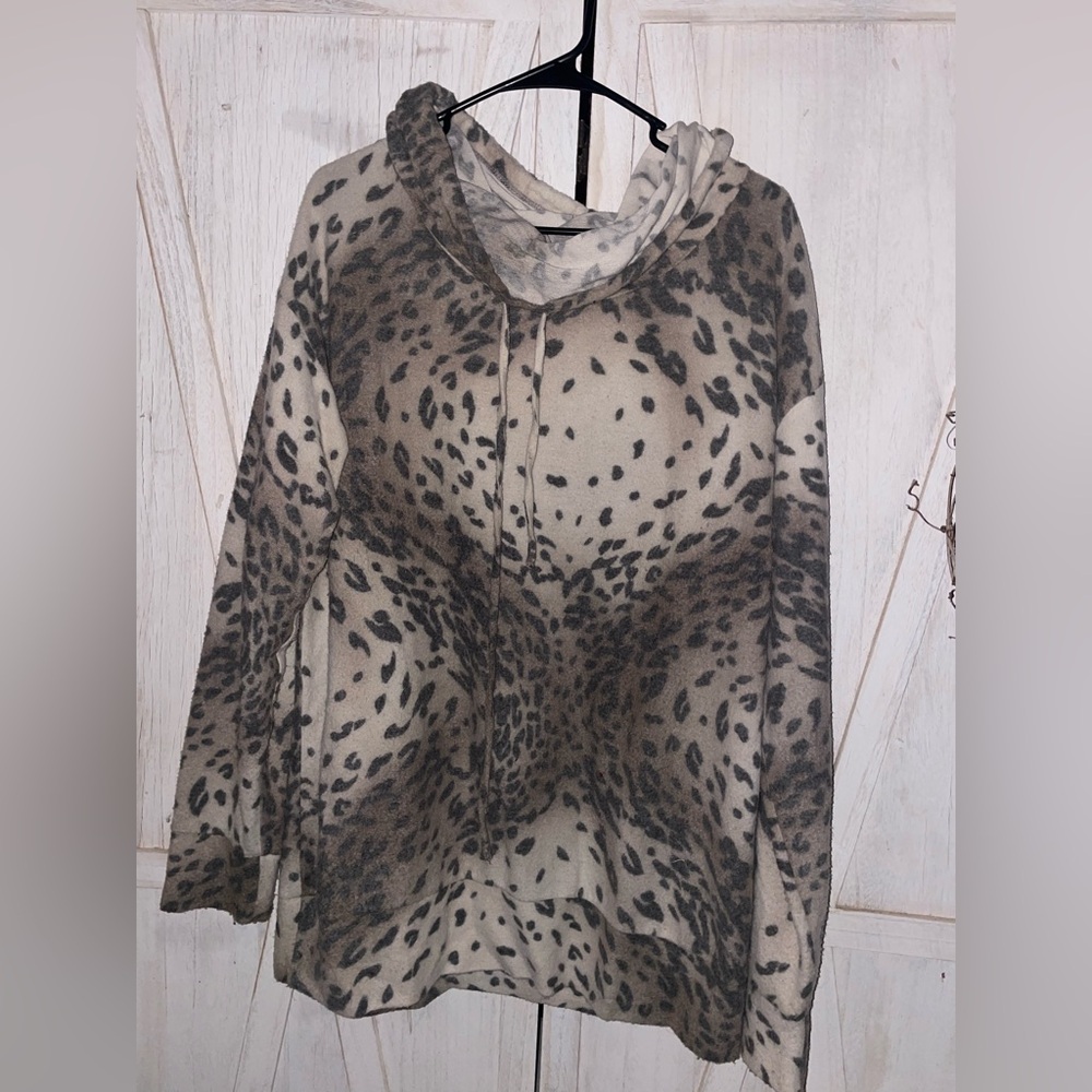 VENUS brown Patterned Knit Top